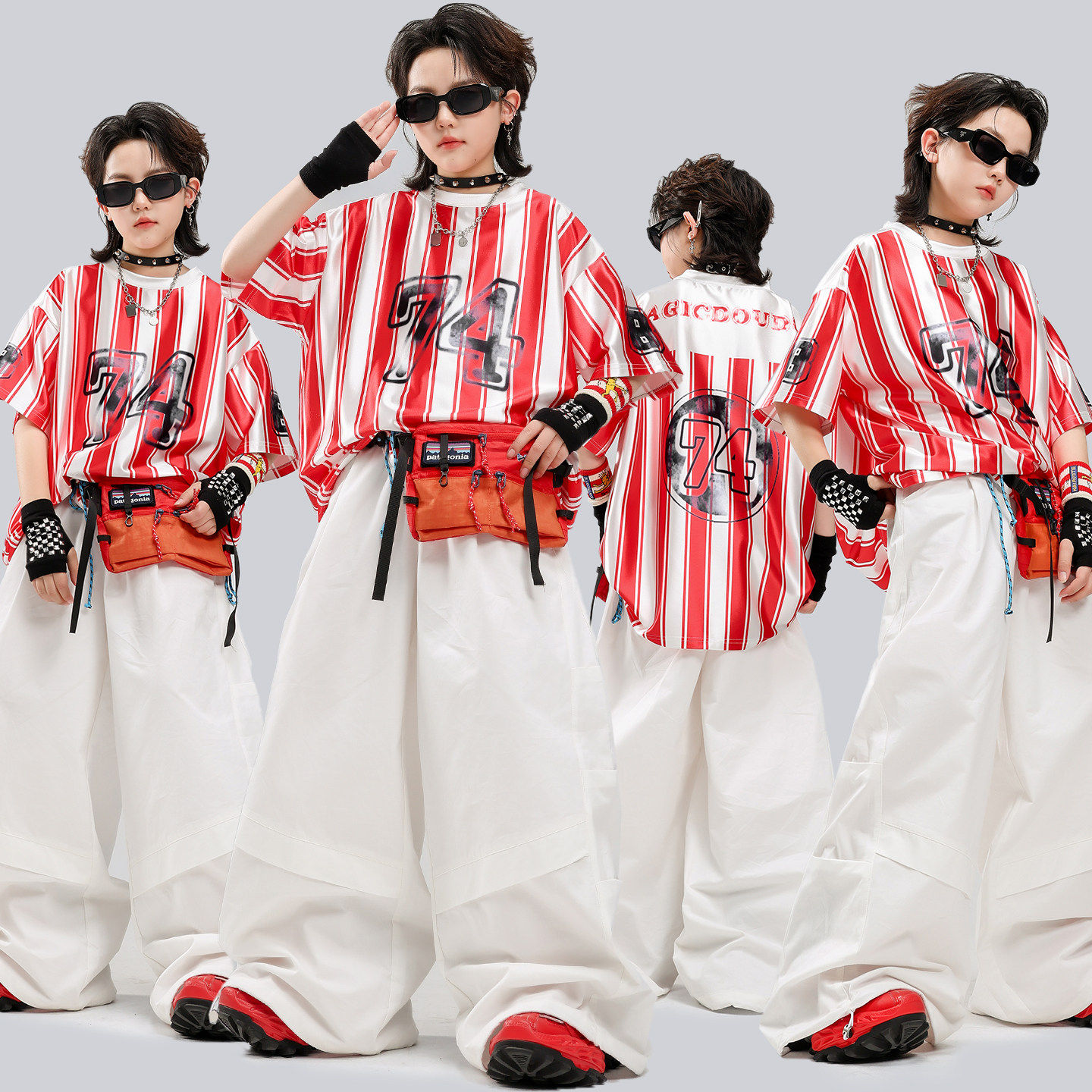 欧洲站儿童街舞演出服嘻