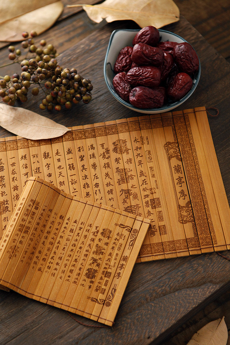 复古 本草纲目 兰亭序 茶经 竹简 摄影道具 珠宝文玩  拍摄 背景