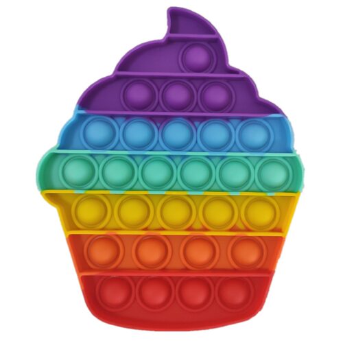 硅胶灭鼠先锋 gobang狼人杀恐龙玩具  机器人独角兽彩虹色pop