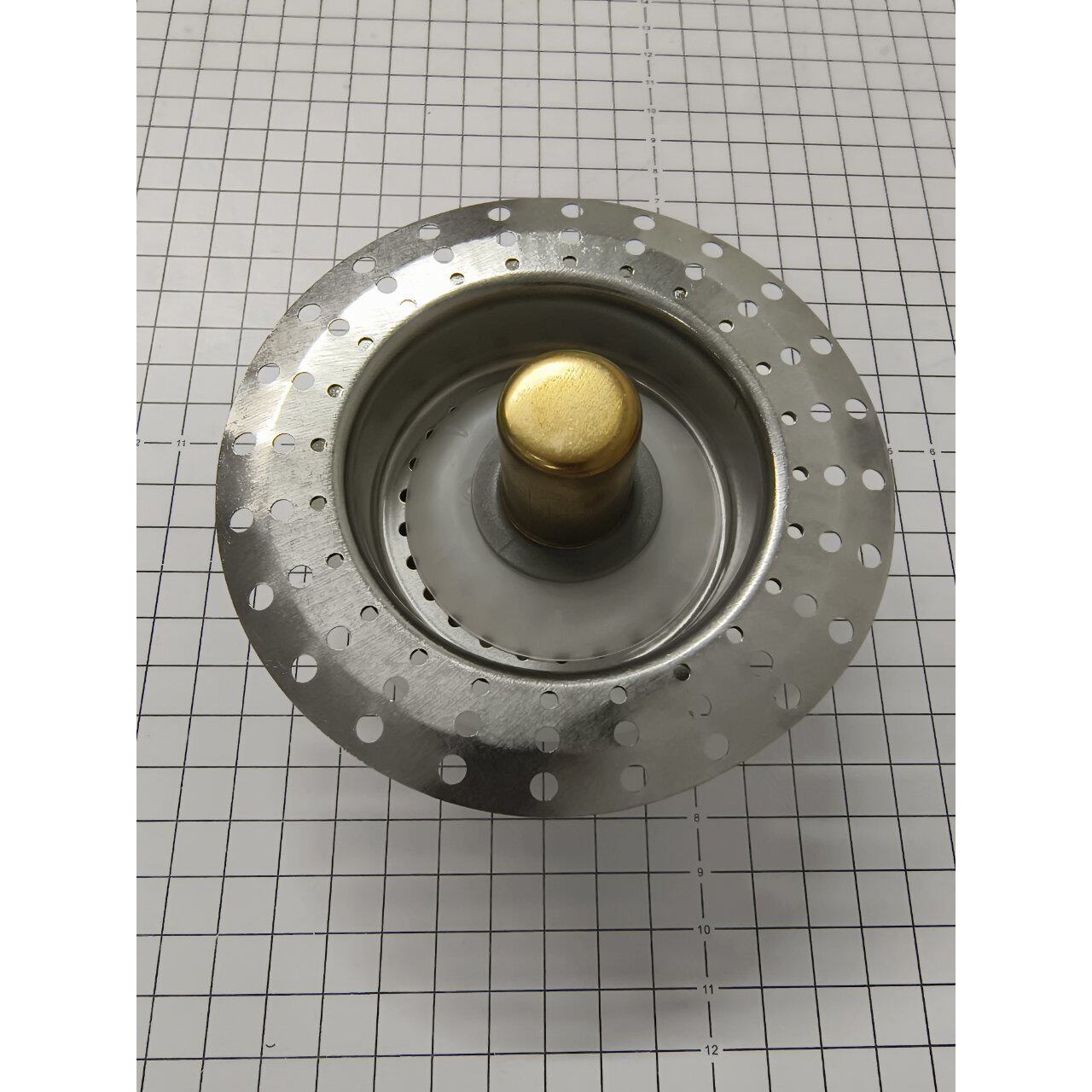 新款ABS材质厨房水槽过滤网按压式弹跳芯器水池通用洗菜盆漏水塞