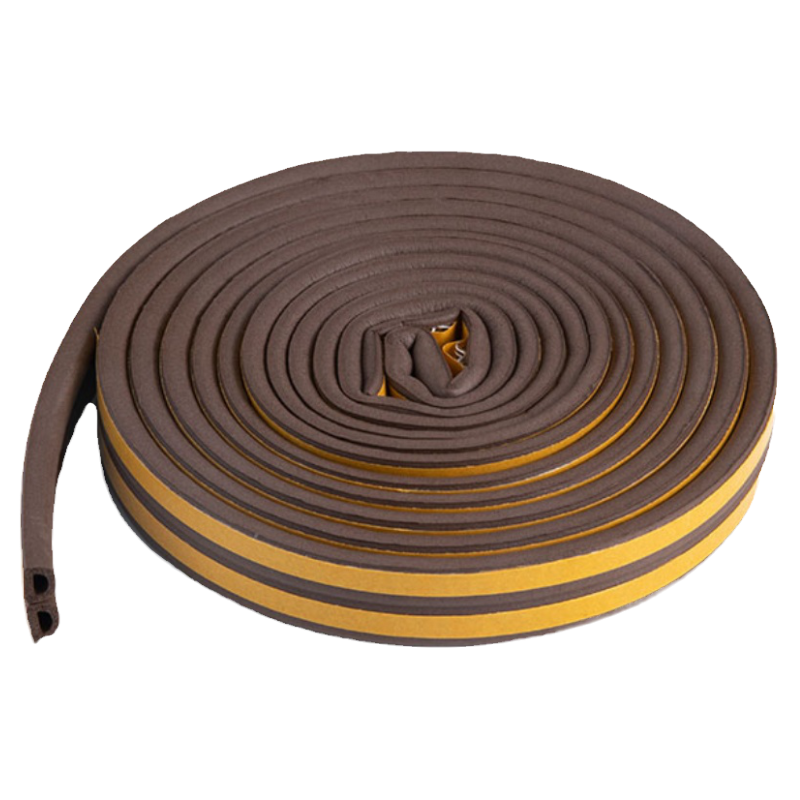 防盗门密封条门缝防风隔音条自粘型门框防撞条门边贴入户门封胶条