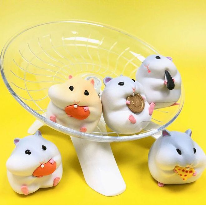 仓鼠玩具飞碟跑轮金丝熊跑步机跑盘仓鼠用品18cm 静音跑轮