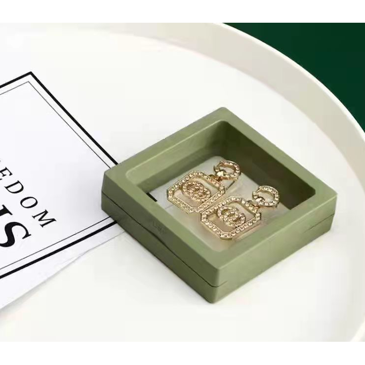 PE膜首饰收纳盒耳环项链戒指手镯收纳吧唧美甲徽章悬浮透明展示盒