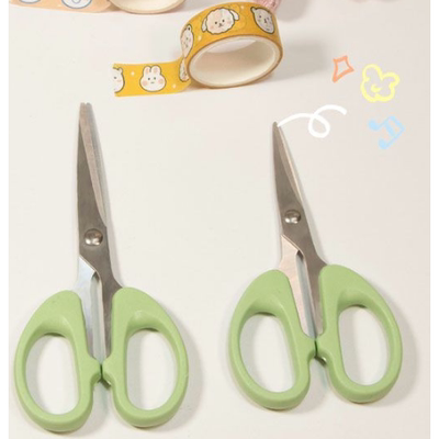 薄荷绿色手工小剪刀学生少女心简约锋利小剪刀剪刘海