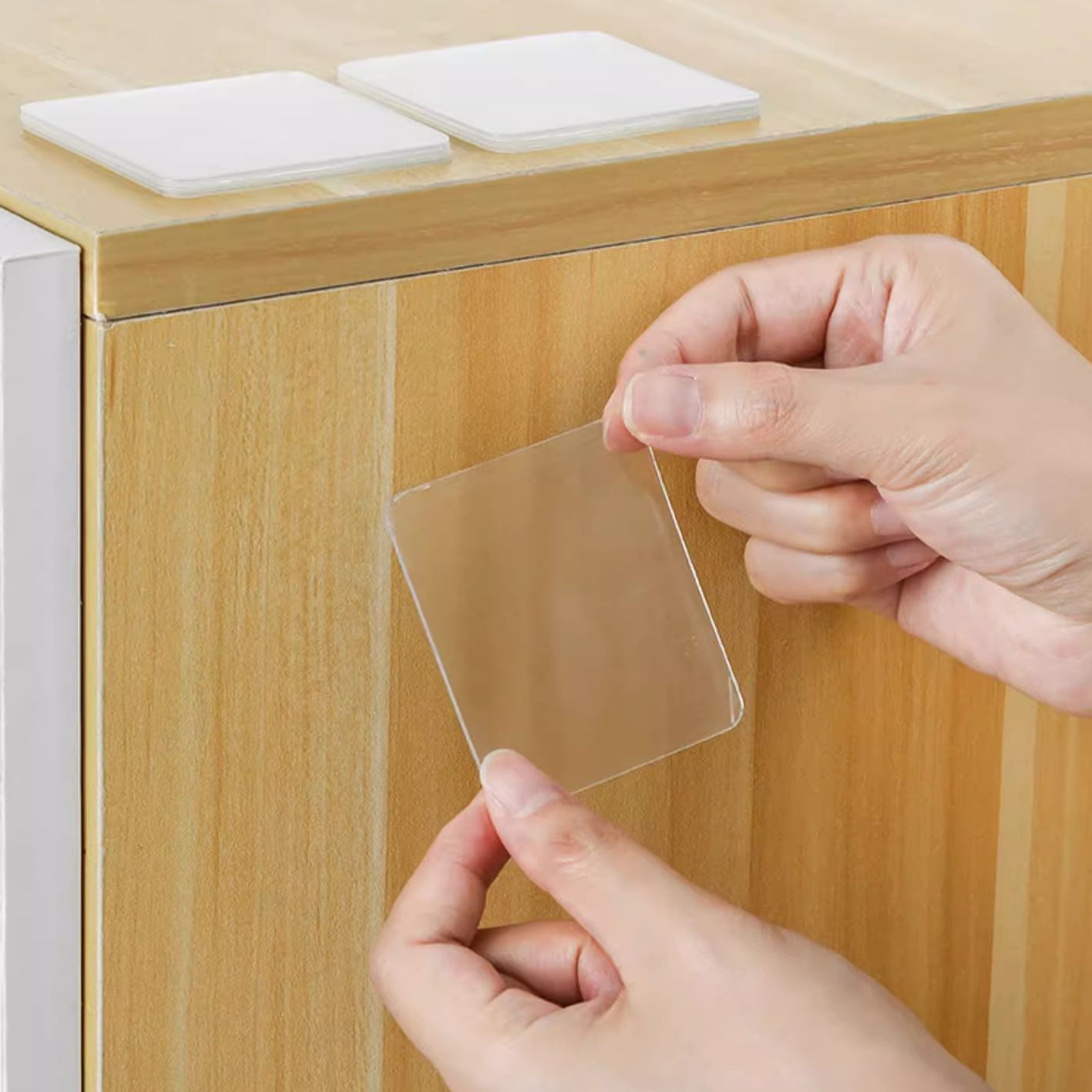 无痕强力双面贴家用防滑地面贴片固定魔力胶粘胶贴强力粘墙面