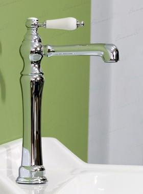 出口品质 NP嘴 陶瓷把手 别墅用欧式加高款法式复古台上盆水龙头