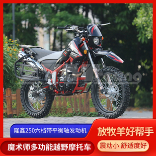 魔术师三代越野摩托车250cc技巧师林道攀爬山地高瓦赛载物大货架