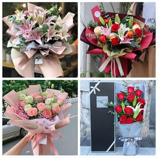 520情人节红玫瑰鲜花生日花束上海市徐汇区虹梅路康健新村街同城