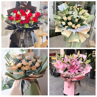 520情人节红玫瑰鲜花生日花束河北保定市唐县高阳涞源定兴县同城