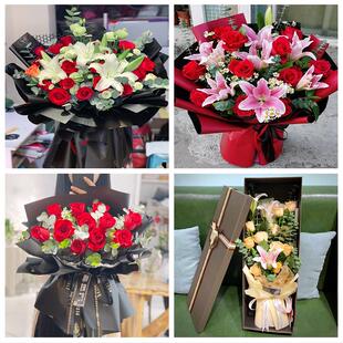 520情人节红玫瑰鲜花生日花束四川广安市武胜县邻水县华蓥市同城