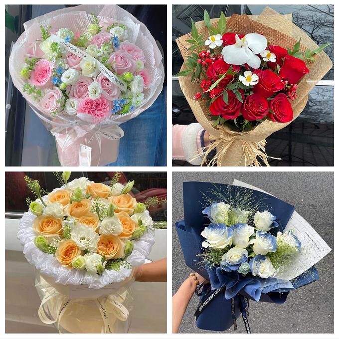 99朵玫瑰花束妇女节向日葵生日鲜花陕西咸阳市秦都区杨陵区渭城区