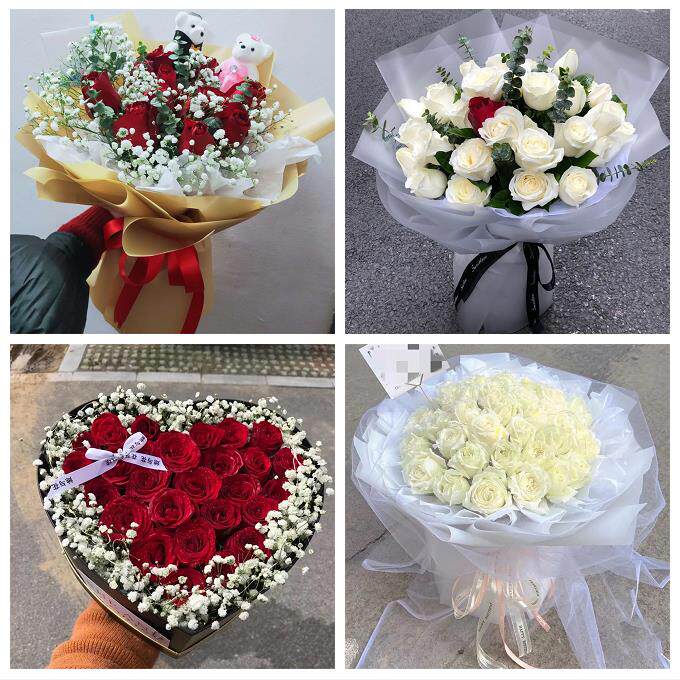 生日妇女节红玫瑰鲜花表白花束云南昆明市富民宜良石林嵩明县同城