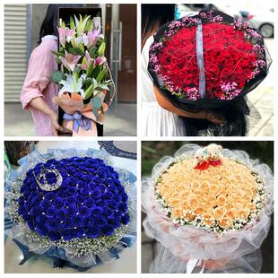 520情人节红玫瑰鲜花生日花束广西桂林市灵川全州兴安永福县同城