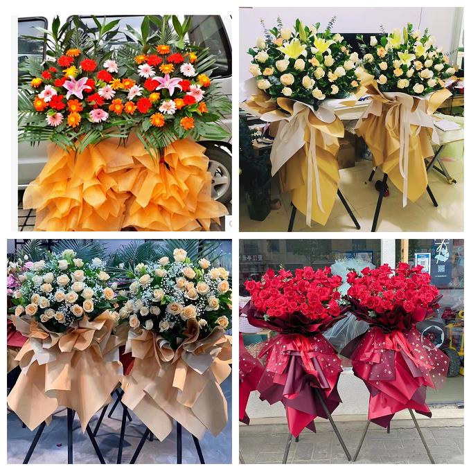 新店开张开业花篮鲜花同城速递上门上海宝山区罗泾顾村高境庙行镇