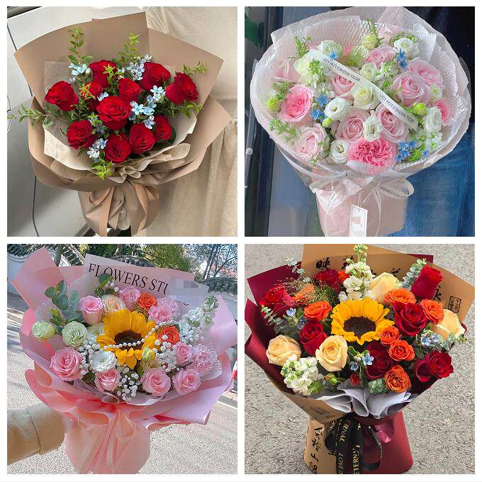 99朵玫瑰花束妇女节向日葵生日鲜花上海奉贤区奉浦西渡街道南桥镇