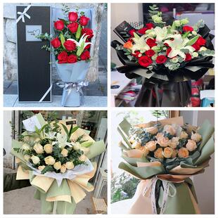 520情人节红玫瑰鲜花生日花束北京市房山区城关新镇向阳街道同城