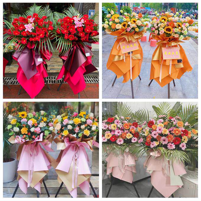 新店开张开业花篮鲜花安徽省淮南市潘集区凤台县寿县同城速递上门