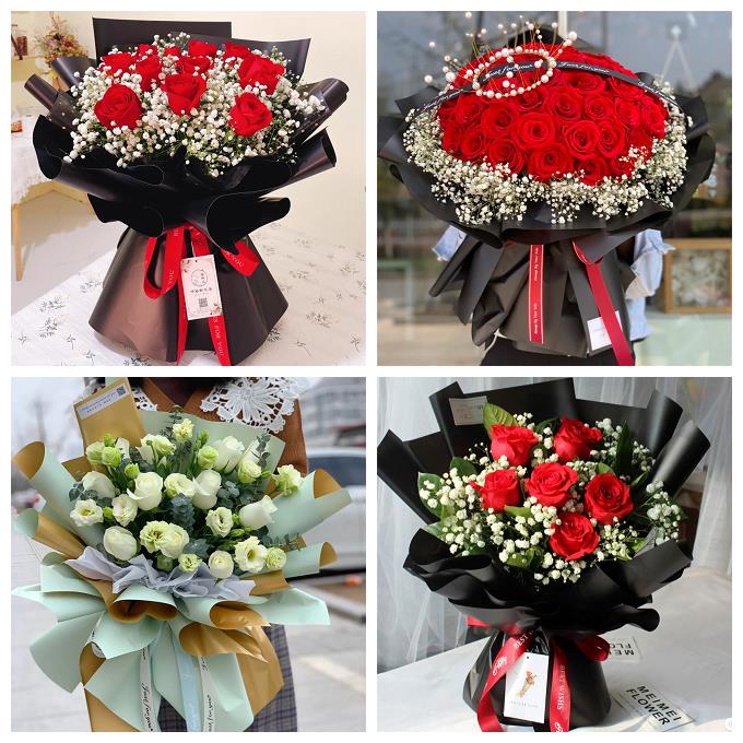 玫瑰鲜花情人节花束送女友生日礼物北京市顺义区胜利光明街仁和镇