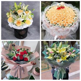 520情人节红玫瑰鲜花生日花束黑龙江齐齐哈尔市泰来县甘南县同城