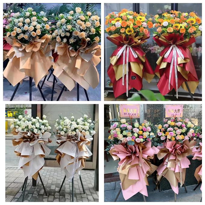 新店开张开业花篮天津市南开区向阳路嘉陵道街道同城速递鲜花庆典