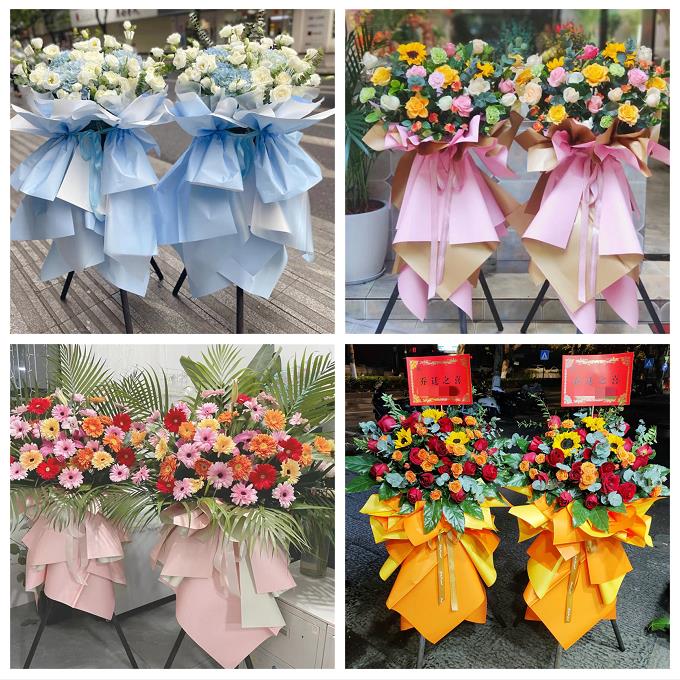 新店开张开业花篮吉林松原市宁江区前郭尔罗斯县同城速递鲜花庆典