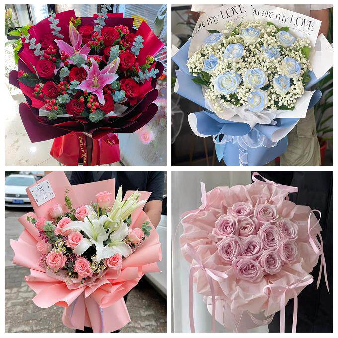 99朵玫瑰花束妇女节向日葵生日鲜花上海静安区大宁路静安寺曹家渡