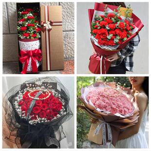 玫瑰百合向日葵康乃馨鲜花浙江省湖州市长兴县安吉县附近同城速递