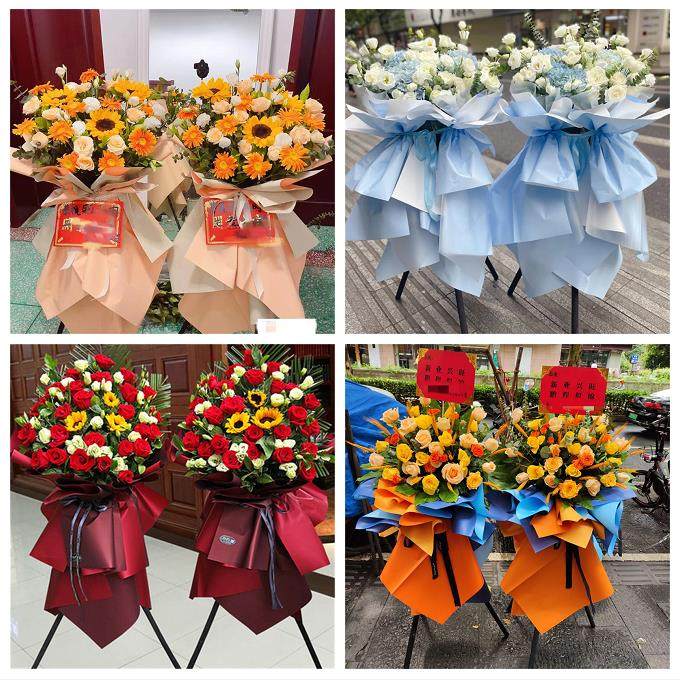 新店开张开业花篮鲜花同城速递上门上海市奉贤区奉城镇庄行金汇镇