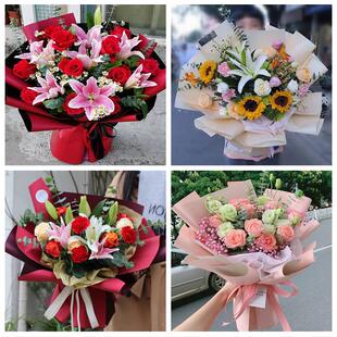 520情人节红玫瑰鲜花生日花束天津市西青区中北杨柳青辛口镇同城
