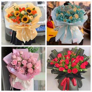 红玫瑰鲜花情人节生日表白花束礼物四川成都都江堰彭州邛崃崇州市