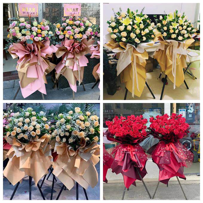 新店开张开业花篮浙江金华市浦江县磐安县兰溪市同城速递鲜花庆典