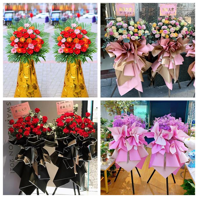 新店开张开业花篮湖南常德市安乡县武陵区鼎城区同城速递鲜花庆典