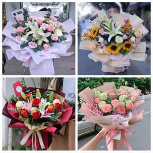 520情人节红玫瑰鲜花生日花束陕西汉中市洋县西乡宁强县勉县同城