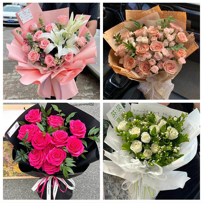 99朵玫瑰花束妇女节向日葵生日鲜花河北唐山迁西县玉田县曹妃甸区