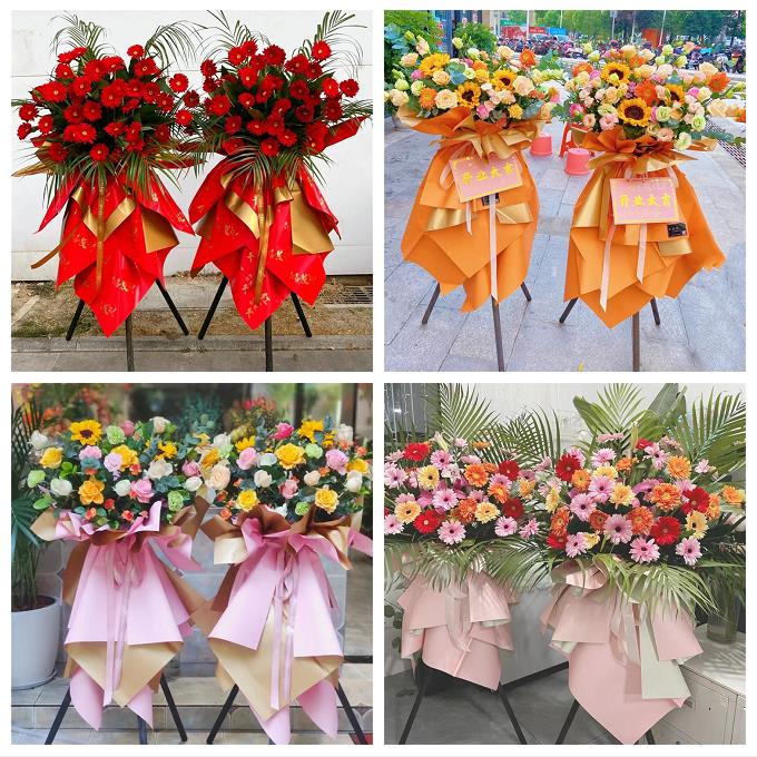 新店开张开业花篮鲜花深圳市福田区园岭南园华富莲花同城速递上门