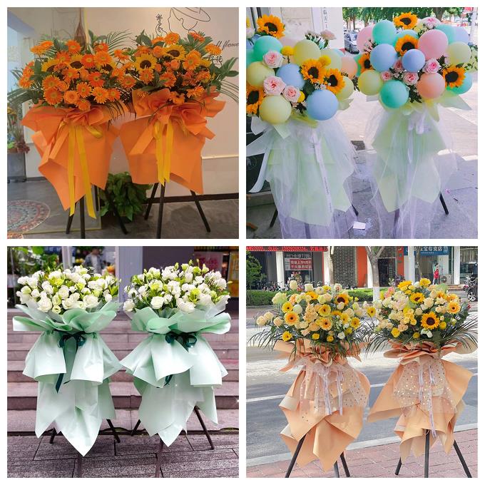 新店开张开业花篮湖南岳阳市岳阳县华容县湘阴县同城速递鲜花庆典