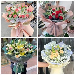 520情人节红玫瑰鲜花生日花束陕西延安市吴起甘泉洛川县富县同城