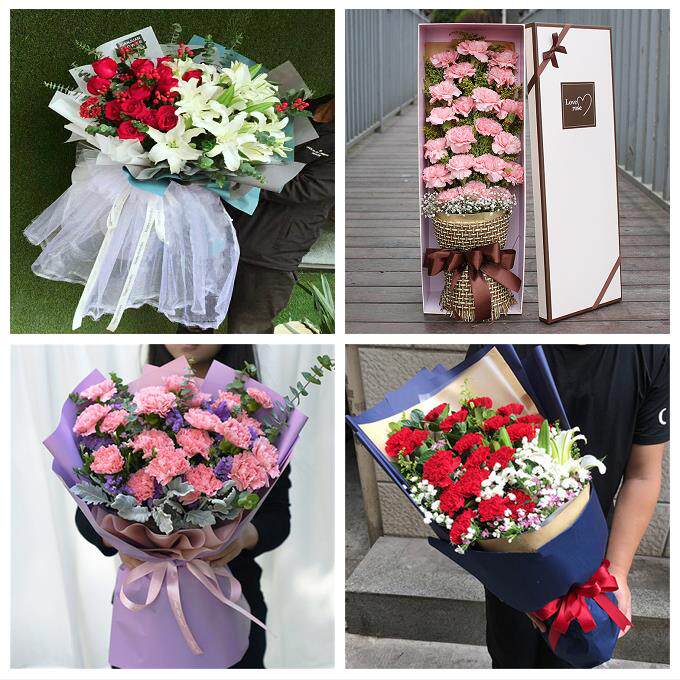 玫瑰百合向日葵康乃馨鲜花天津市津南区北闸口长青办事处同城速递