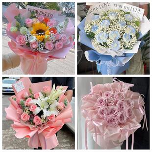 99朵玫瑰花束妇女节向日葵生日鲜花陕西渭南市澄城蒲城白水富平县