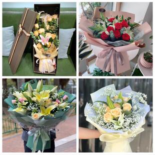 520情人节红玫瑰鲜花生日花束内蒙古包头市东河昆都仑青山区同城