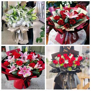 520情人节红玫瑰鲜花生日花束河南洛阳市洛宁县伊川县偃师市同城