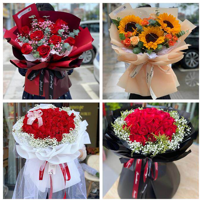 红玫瑰鲜花情人节生日表白花束礼物广东湛江市赤坎区霞山区坡头区
