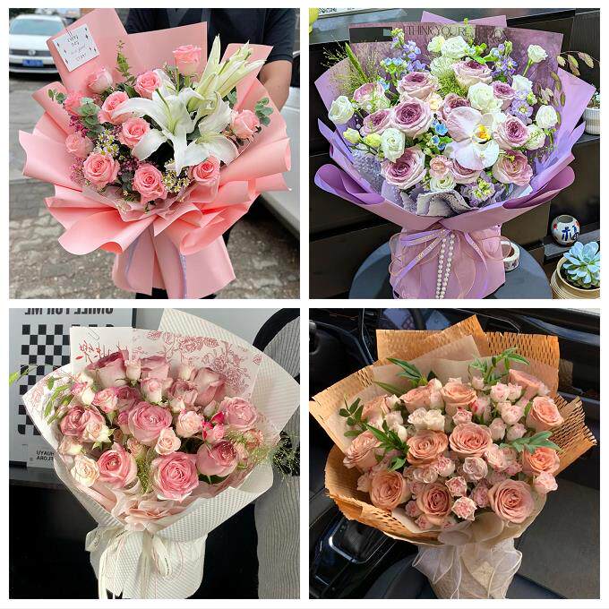 99朵玫瑰花束妇女节向日葵生日鲜花河北唐山市开平区丰南区丰润区