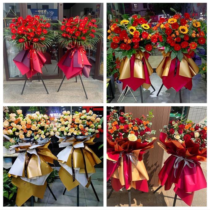 新店开张开业花篮鲜花同城速递上门山东青岛市胶州市平度市莱西市