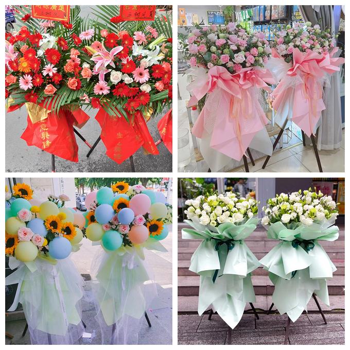 新店开张开业花篮鲜花山东青岛市胶州市平度市莱西市同城速递上门