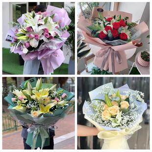 520情人节红玫瑰鲜花生日花束四川乐山市夹江县沐川县峨边县同城