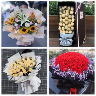 520情人节红玫瑰鲜花生日花束山西吕梁市兴县临县柳林石楼县同城