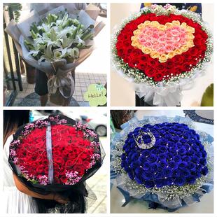 520情人节红玫瑰鲜花生日花束广东省惠州市惠东县龙门县附近同城