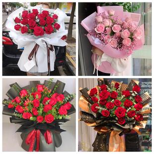 红玫瑰鲜花情人节生日表白花束礼物福建厦门市集美区同安区翔安区
