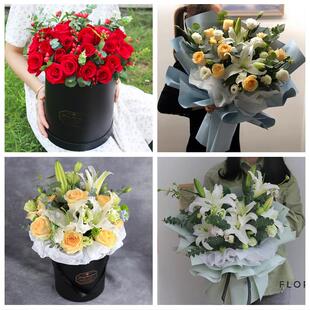 520情人节红玫瑰鲜花生日花束湖南邵阳市双清区大祥区北塔区同城